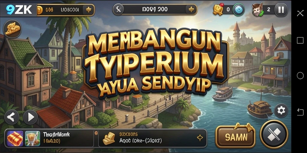 Gameplay Tycoon yang seru dan menantang di 9ZK.