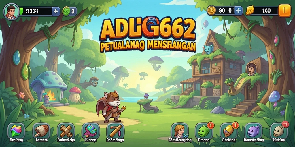 Tampilan gameplay ADG62 yang menarik menampilkan karakter dalam aksi Idle.