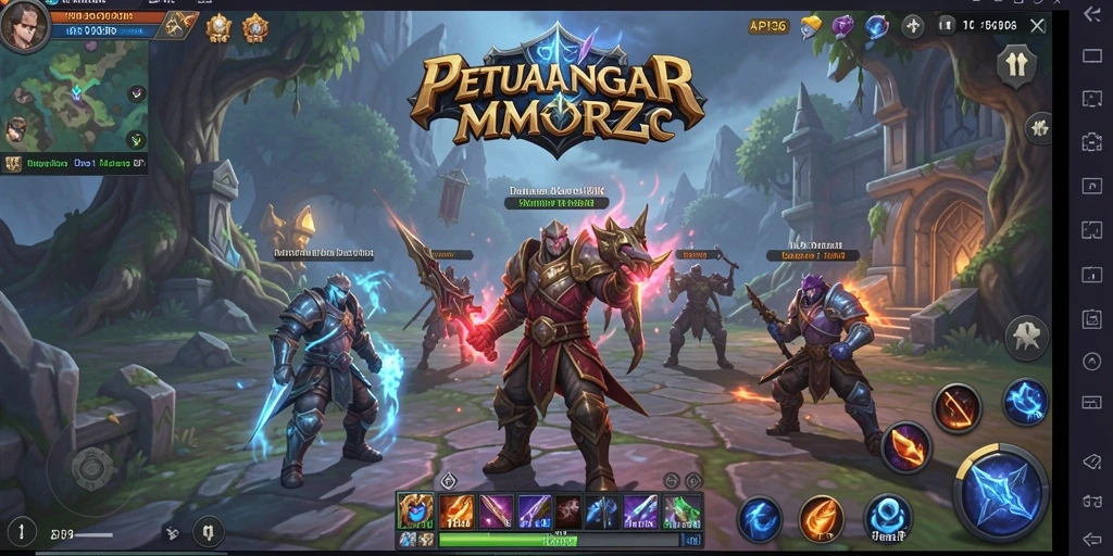 Tampilan menarik dari gameplay MMORPG API36 yang mengasyikkan.