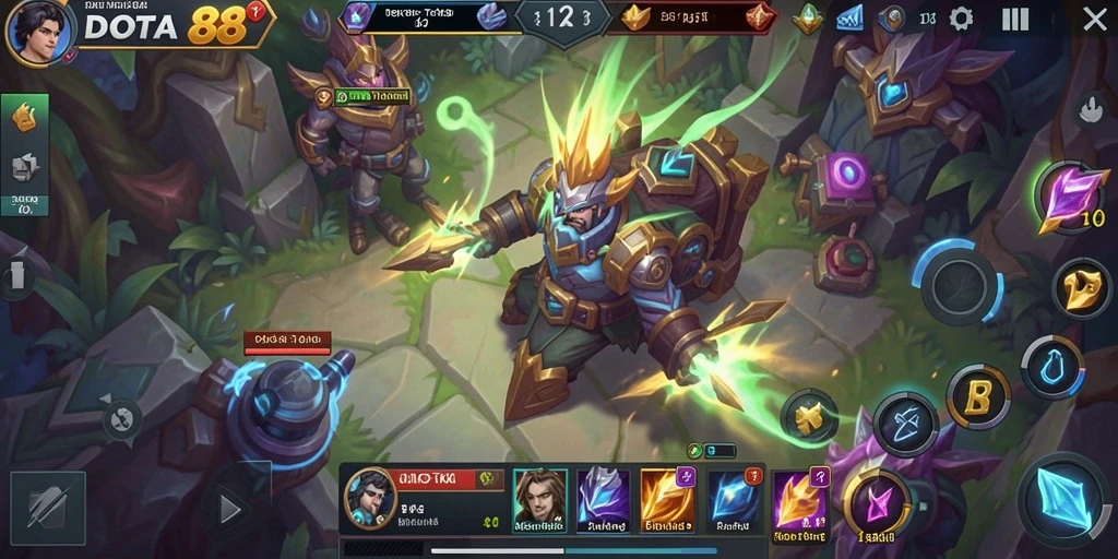 Tampilan gameplay menarik dari DOTA88 dengan berbagai teka-teki.