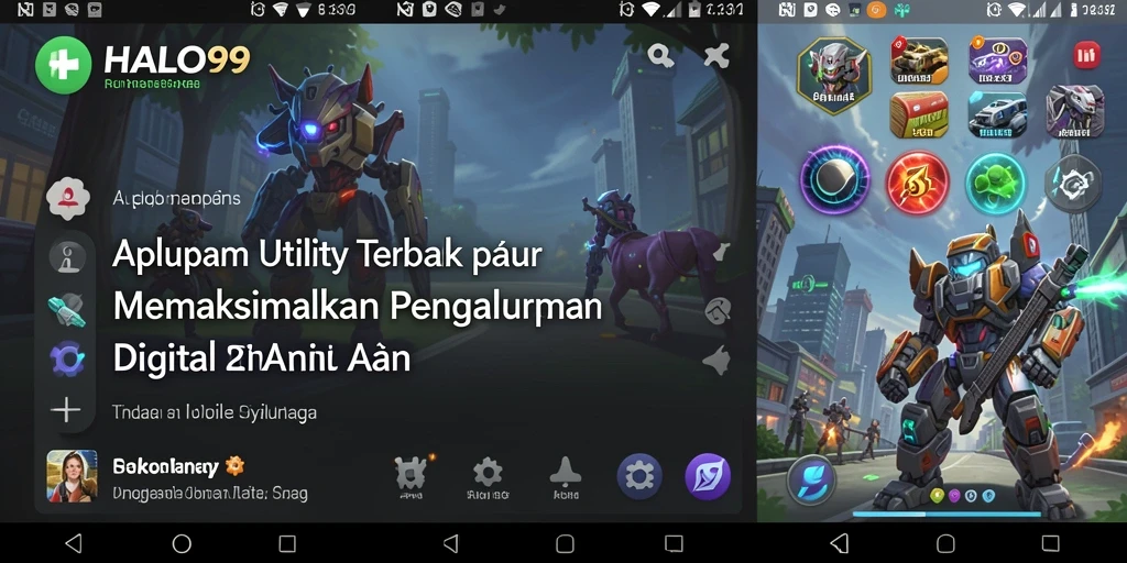 Tampilan intuitif dan responsif dari HALO99 untuk pengalaman utility maksimal.