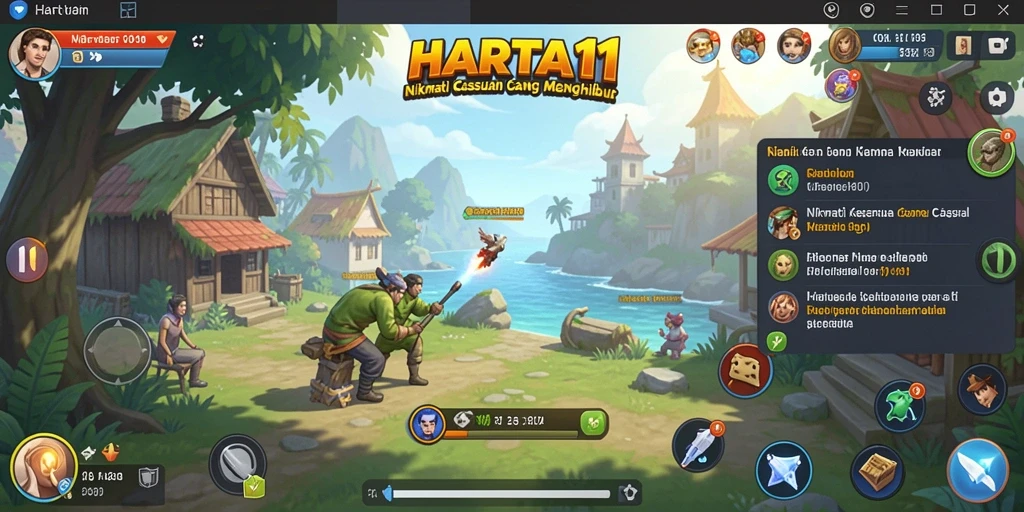 Tampilan gameplay HARTA11 yang menarik dan seru.