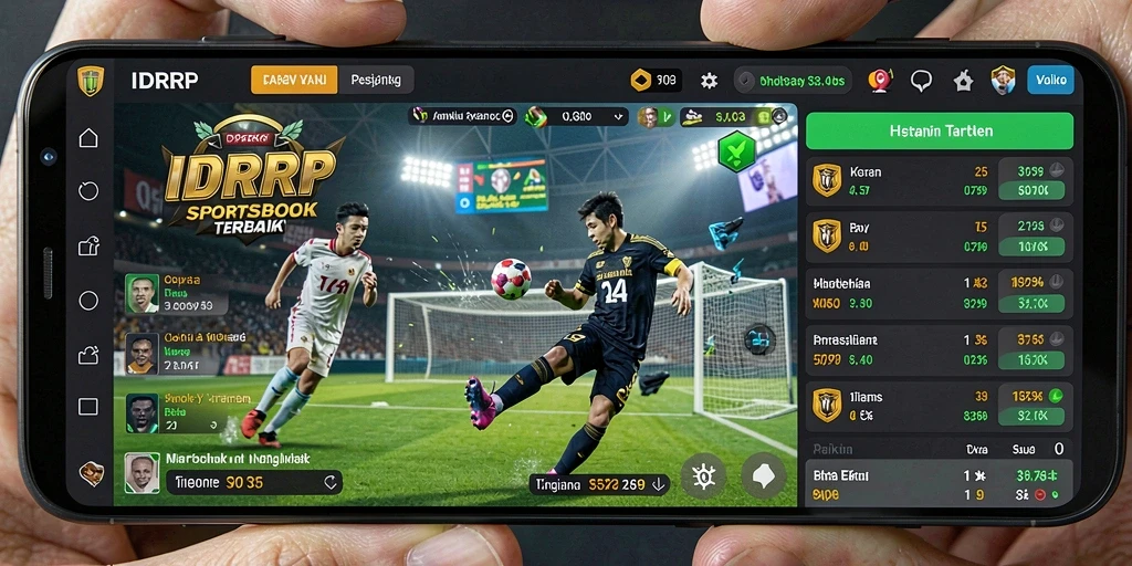 Tampilan gameplay interaktif dari aplikasi Sportsbook IDRRP.