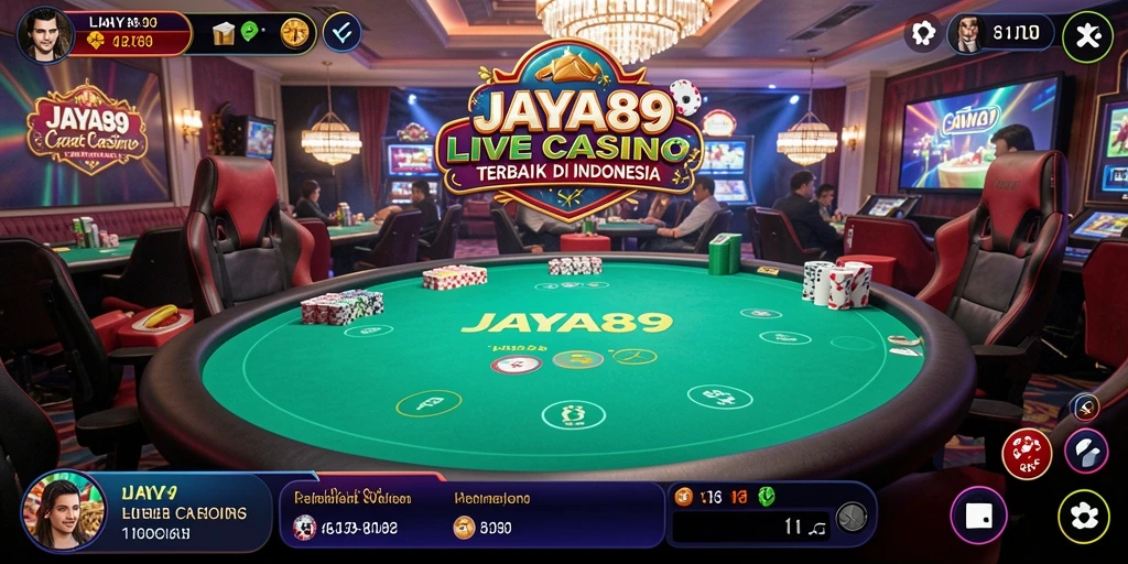 Tampilan gameplay menarik di JAYA89 Live Casino.