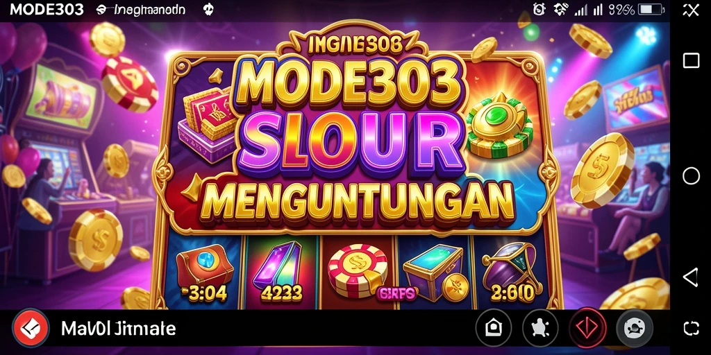 Tampilan gameplay menarik dari MODE303 dengan mesin slot yang beragam.