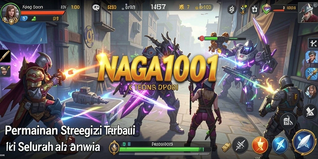 Tampilan gameplay NAGA1001 dengan aksi strategis yang seru.