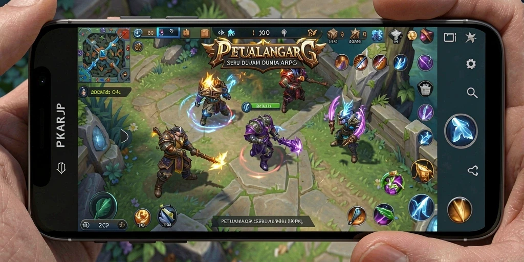 Tampilan menarik dari gameplay ARPG PAKARJP yang menegangkan.