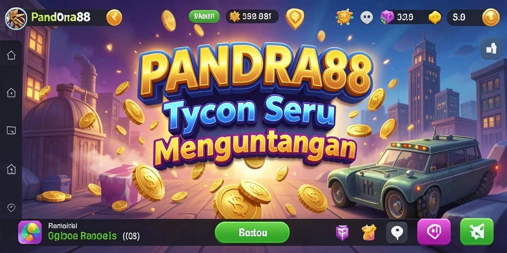 Menampilkan gameplay menarik PANDORA88 dalam membangun bisnis Tycoon.