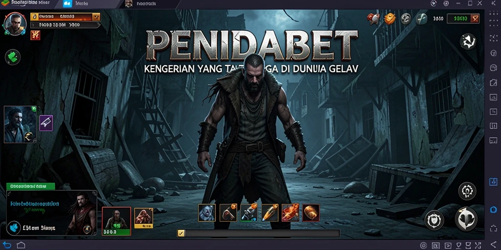 Gameplay PENIDABET dengan suasana seram dan mencekam.
