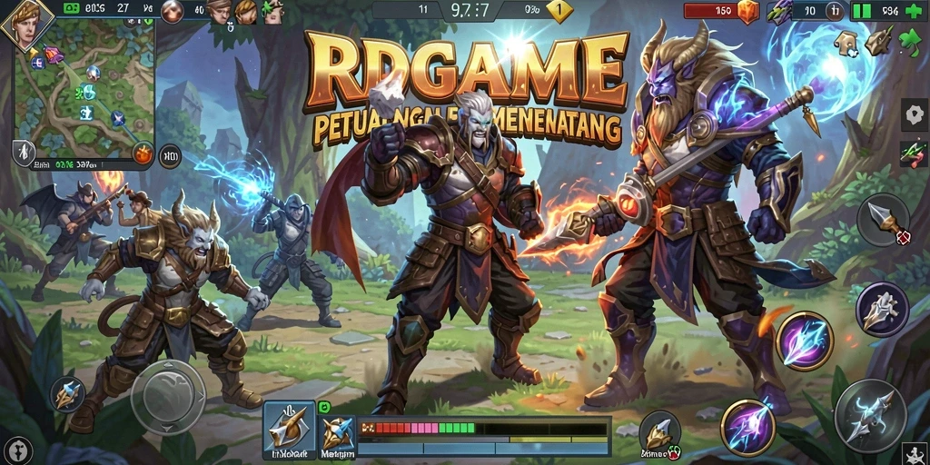 Tangkapan layar RPGAME menunjukkan aksi seru dalam dunia petualangan.