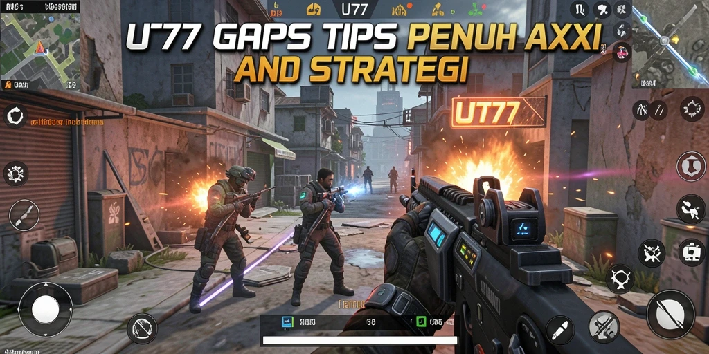 Tampilan gameplay UT77 yang intens dan penuh aksi.
